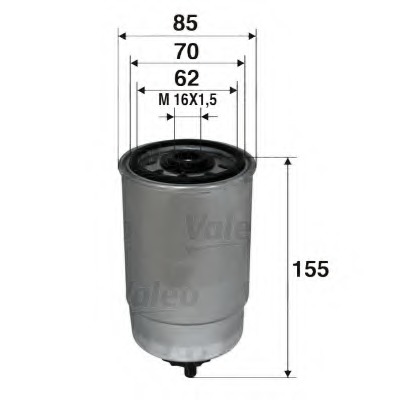 filtru combustibil 587742 VALEO - Filtru combustibil/carcasa filtru combustibil 587742 VALEO - Filtru combustibil/carcasa