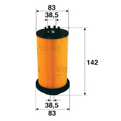 filtru combustibil 587909 VALEO - Filtru combustibil/carcasa filtru combustibil 587909 VALEO - Filtru combustibil/carcasa