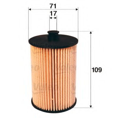 filtru combustibil 587926 VALEO - Filtru combustibil/carcasa