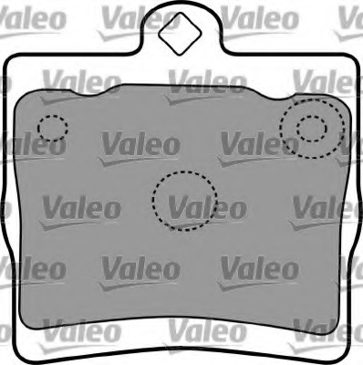 set placute frana,frana disc 597337 VALEO - Set placute frana set placute frana,frana disc 597337 VALEO - Set placute frana