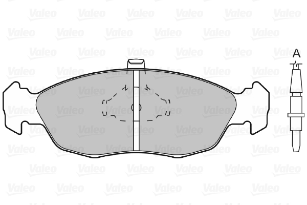 set placute frana,frana disc 598074 VALEO - Frana disc set placute frana,frana disc 598074 VALEO - Frana disc