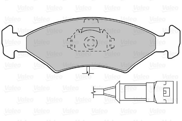 set placute frana,frana disc 598212 VALEO - Set placute frana set placute frana,frana disc 598212 VALEO - Set placute frana