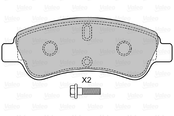 set placute frana,frana disc 598464 VALEO - Frana disc set placute frana,frana disc 598464 VALEO - Frana disc