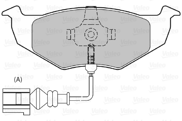 set placute frana,frana disc 598488 VALEO - Set placute frana set placute frana,frana disc 598488 VALEO - Set placute frana