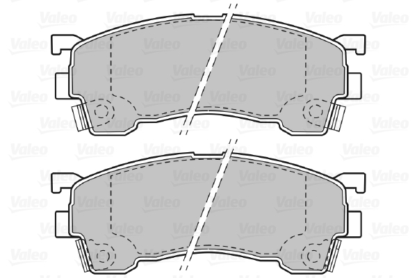 set placute frana,frana disc 598629 VALEO - Set placute frana set placute frana,frana disc 598629 VALEO - Set placute frana