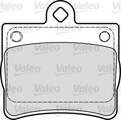 set placute frana,frana disc 598763 VALEO - Set placute frana set placute frana,frana disc 598763 VALEO - Set placute frana
