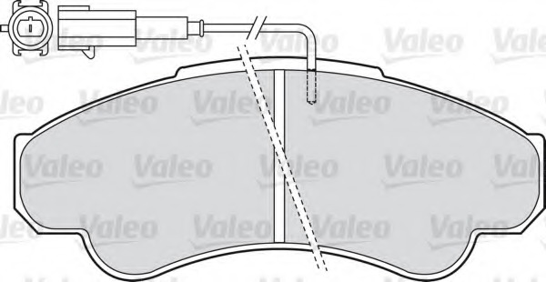 set placute frana,frana disc 598969 VALEO - Set placute frana set placute frana,frana disc 598969 VALEO - Set placute frana