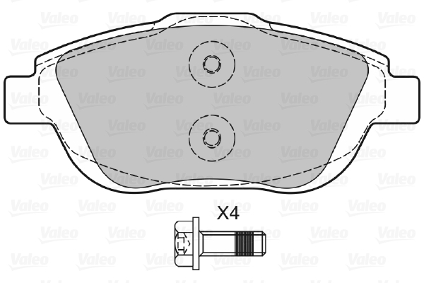 set placute frana,frana disc 601053 VALEO - Frana disc set placute frana,frana disc 601053 VALEO - Frana disc