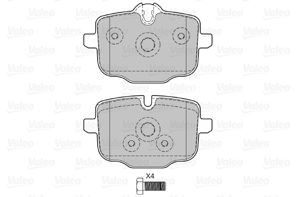 set placute frana,frana disc 601145 VALEO - Frana disc set placute frana,frana disc 601145 VALEO - Frana disc