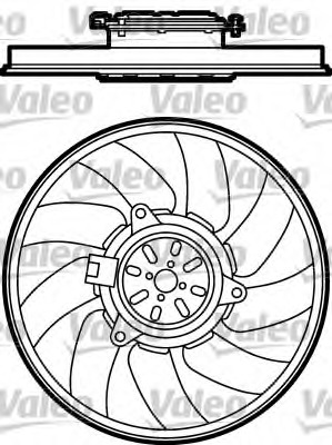 Ventilator, radiator 696026 VALEO - Gmv (electroventilator ) Ventilator, radiator 696026 VALEO - Gmv (electroventilator )