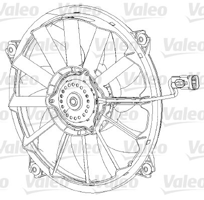 Ventilator, radiator 696091 VALEO - Gmv (electroventilator ) Ventilator, radiator 696091 VALEO - Gmv (electroventilator )