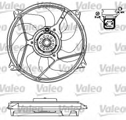 Ventilator, radiator 696137 VALEO - Gmv (electroventilator ) Ventilator, radiator 696137 VALEO - Gmv (electroventilator )