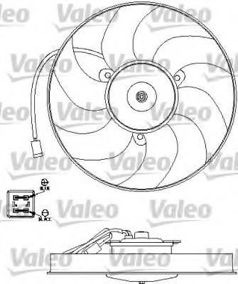 Ventilator, radiator 696191 VALEO - Ventilator radiator Ventilator, radiator 696191 VALEO - Ventilator radiator