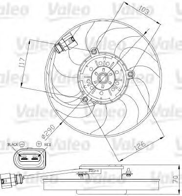 Ventilator, radiator 696206 VALEO - Ventilator radiator Ventilator, radiator 696206 VALEO - Ventilator radiator