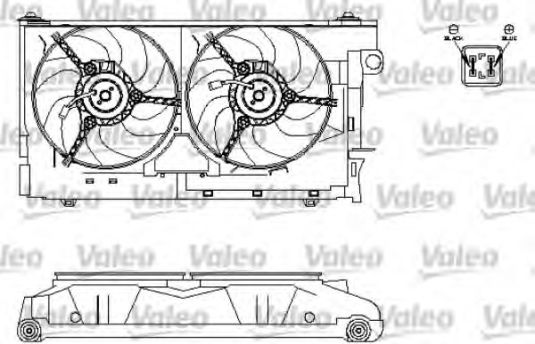 motor electric,ventilator 696213 VALEO - Ventilator radiator motor electric,ventilator 696213 VALEO - Ventilator radiator
