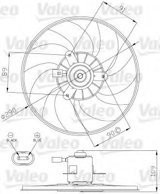 Ventilator, radiator 696286 VALEO - Ventilator radiator Ventilator, radiator 696286 VALEO - Ventilator radiator