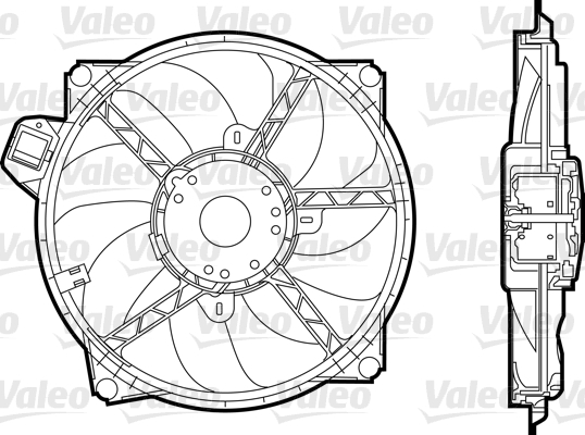 Ventilator, radiator 696376 VALEO - Gmv (electroventilator ) Ventilator, radiator 696376 VALEO - Gmv (electroventilator )