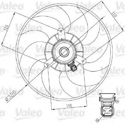 Ventilator, radiator 698444 VALEO - Ventilator radiator Ventilator, radiator 698444 VALEO - Ventilator radiator