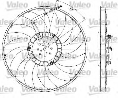 Ventilator, radiator 698610 VALEO - Gmv (electroventilator ) Ventilator, radiator 698610 VALEO - Gmv (electroventilator )