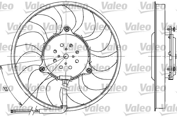 Ventilator, radiator 698611 VALEO - Gmv (electroventilator ) Ventilator, radiator 698611 VALEO - Gmv (electroventilator )
