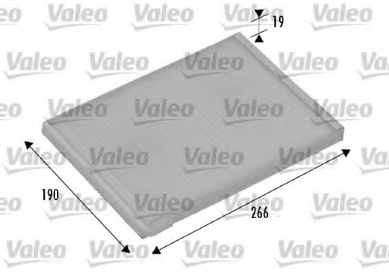 Filtru, aer habitaclu 698731 VALEO - Filtru aer habitaclu