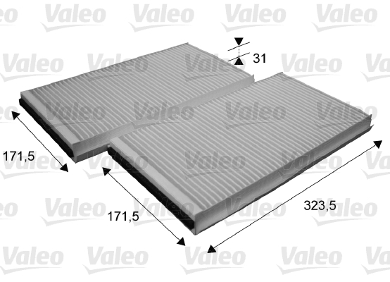 Filtru, aer habitaclu 698863 VALEO - Filtru aer habitaclu Filtru, aer habitaclu 698863 VALEO - Filtru aer habitaclu