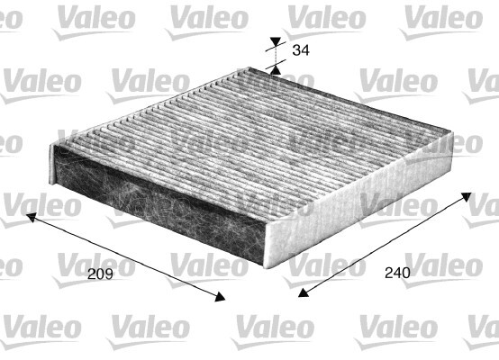 Filtru, aer habitaclu 698883 VALEO - Filtru aer habitaclu