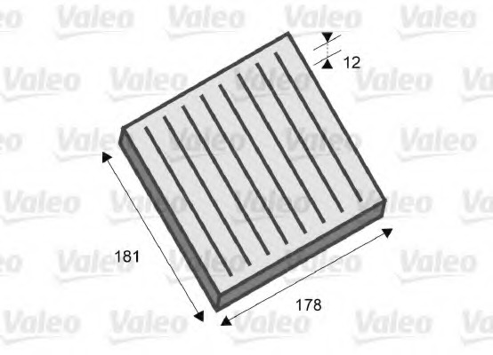 Filtru, aer habitaclu 715666 VALEO - Filtru aer habitaclu