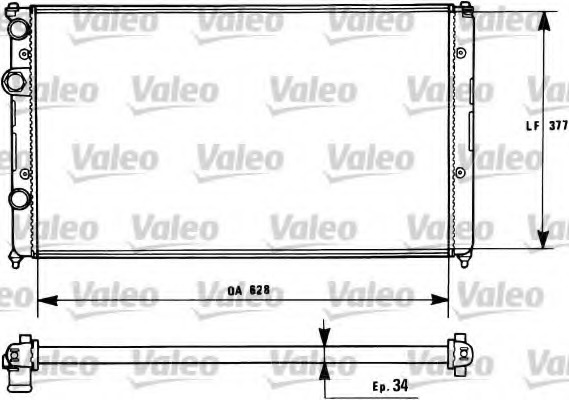 Radiator, racire motor 731267 VALEO - Radiator apa/piese Radiator, racire motor 731267 VALEO - Radiator apa/piese