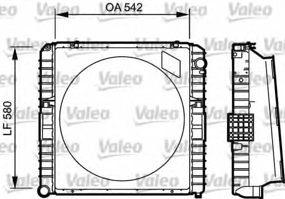 Radiator, racire motor 731535 VALEO - Radiator apa/piese Radiator, racire motor 731535 VALEO - Radiator apa/piese