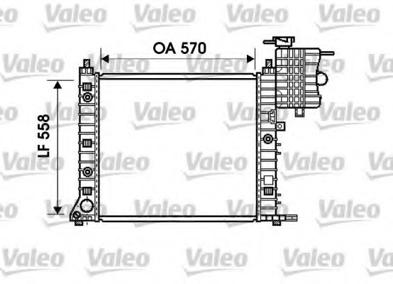 Radiator, racire motor 732471 VALEO - Radiator apa/piese Radiator, racire motor 732471 VALEO - Radiator apa/piese