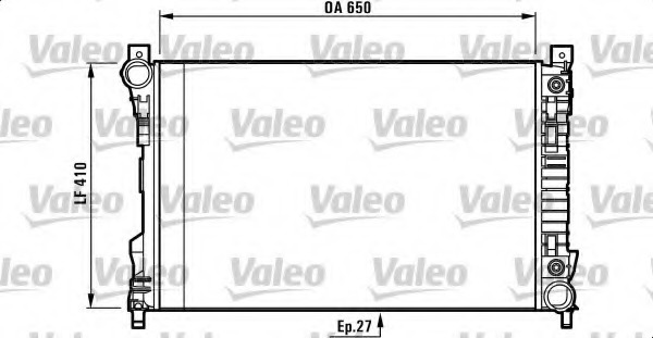 Radiator, racire motor 732741 VALEO - Radiator apa/piese Radiator, racire motor 732741 VALEO - Radiator apa/piese