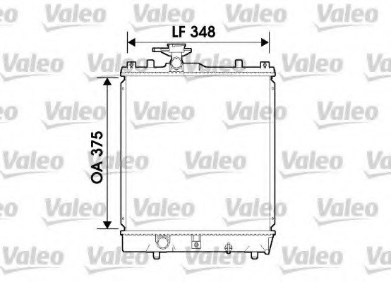 Radiator, racire motor 734171 VALEO - Radiator apa/piese Radiator, racire motor 734171 VALEO - Radiator apa/piese
