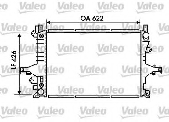 Radiator, racire motor 734720 VALEO - Radiator apa/piese Radiator, racire motor 734720 VALEO - Radiator apa/piese