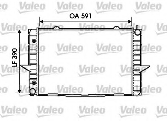 Radiator, racire motor 734856 VALEO - Radiator apa/piese Radiator, racire motor 734856 VALEO - Radiator apa/piese