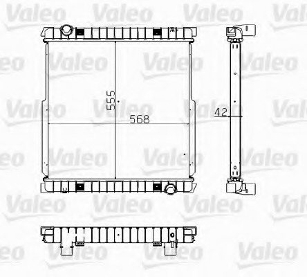 Radiator, racire motor 734872 VALEO - Radiator apa/piese Radiator, racire motor 734872 VALEO - Radiator apa/piese