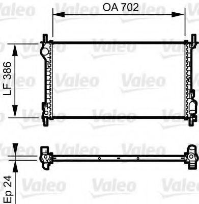 Radiator, racire motor 735167 VALEO - Radiator racire apa/ ulei Radiator, racire motor 735167 VALEO - Radiator racire apa/ ulei