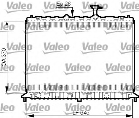 Radiator, racire motor 735501 VALEO - Radiator apa/piese Radiator, racire motor 735501 VALEO - Radiator apa/piese