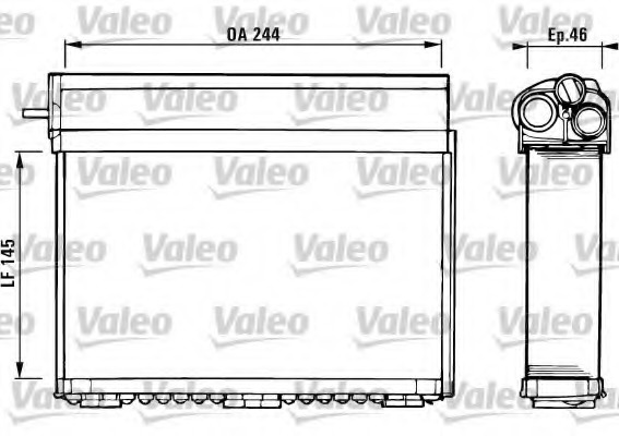 Schimbator caldura, incalzire habitaclu 812125 VALEO - Schimbator caldura Schimbator caldura, incalzire habitaclu 812125 VALEO - Schimbator caldura
