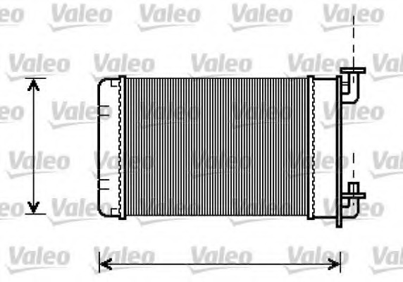 Schimbator caldura, incalzire habitaclu 812238 VALEO - Radiator incalzire interior