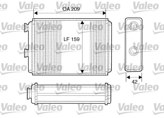 Schimbator caldura, incalzire habitaclu 812280 VALEO - Schimbator caldura Schimbator caldura, incalzire habitaclu 812280 VALEO - Schimbator caldura