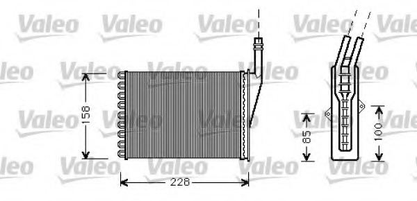 Schimbator caldura, incalzire habitaclu 812287 VALEO - Schimbator caldura Schimbator caldura, incalzire habitaclu 812287 VALEO - Schimbator caldura