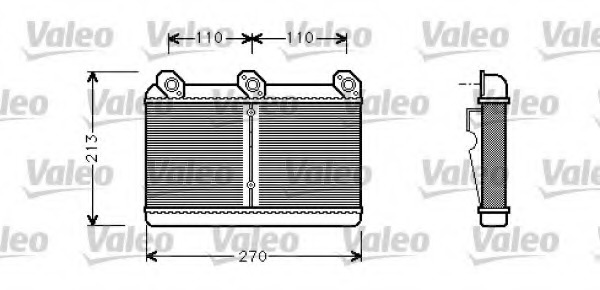 Schimbator caldura, incalzire habitaclu 812294 VALEO - Radiator incalzire interior Schimbator caldura, incalzire habitaclu 812294 VALEO - Radiator incalzire interior
