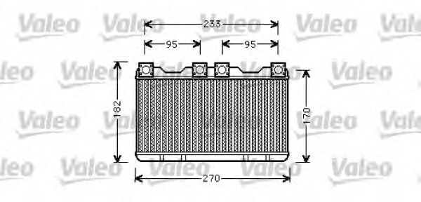 Schimbator caldura, incalzire habitaclu 812362 VALEO - Radiator incalzire interior Schimbator caldura, incalzire habitaclu 812362 VALEO - Radiator incalzire interior
