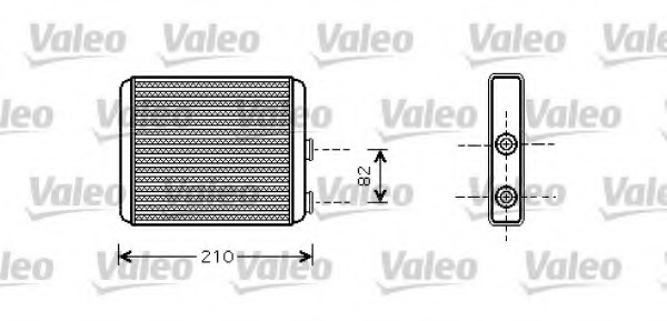 Schimbator caldura, incalzire habitaclu 812363 VALEO - Radiator incalzire interior Schimbator caldura, incalzire habitaclu 812363 VALEO - Radiator incalzire interior