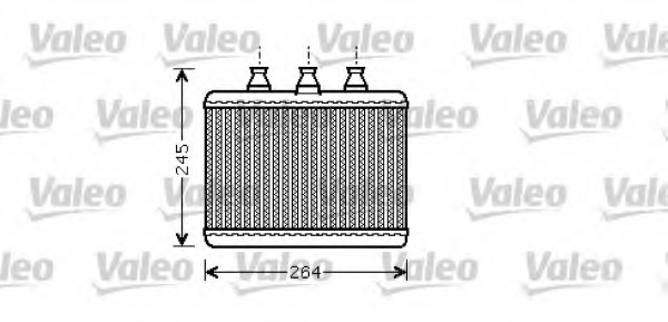 Schimbator caldura, incalzire habitaclu 812365 VALEO - Radiator incalzire interior Schimbator caldura, incalzire habitaclu 812365 VALEO - Radiator incalzire interior