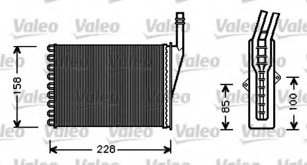Schimbator caldura, incalzire habitaclu 812376 VALEO - Schimbator caldura Schimbator caldura, incalzire habitaclu 812376 VALEO - Schimbator caldura