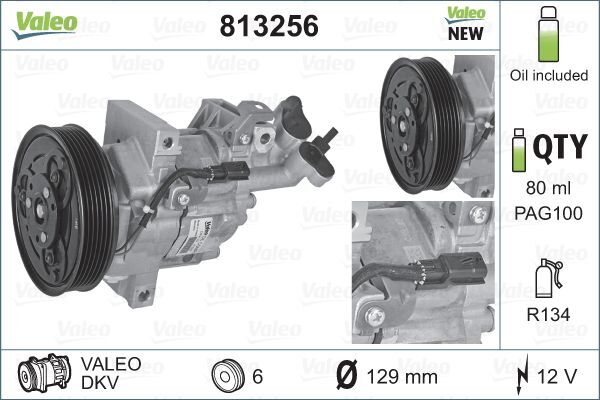 Compresor, climatizare 813256 VALEO - Compresor/piese Compresor, climatizare 813256 VALEO - Compresor/piese