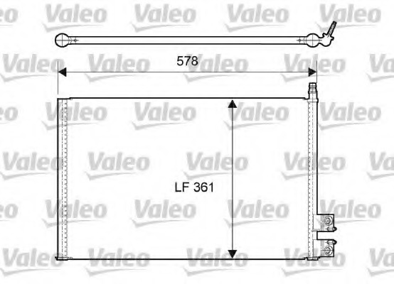 Condensator, climatizare 814083 VALEO - Radiator clima
