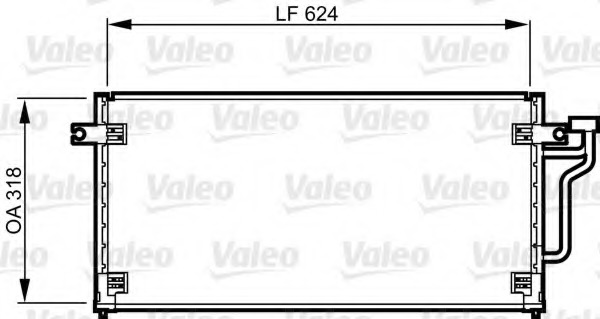 Condensator, climatizare 814240 VALEO - Radiator clima Condensator, climatizare 814240 VALEO - Radiator clima
